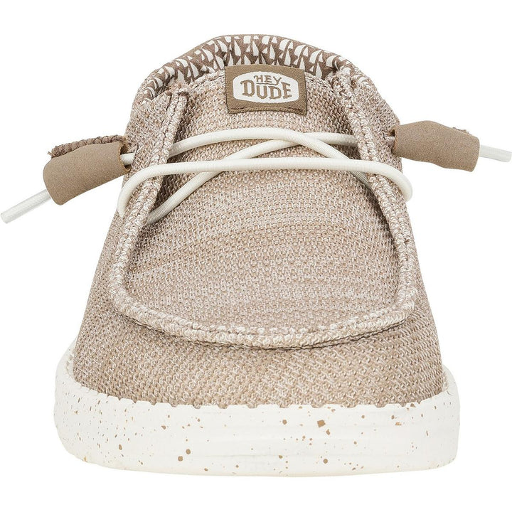 HEYDUDE Wendy Stretch Mesh Shoes Walnut