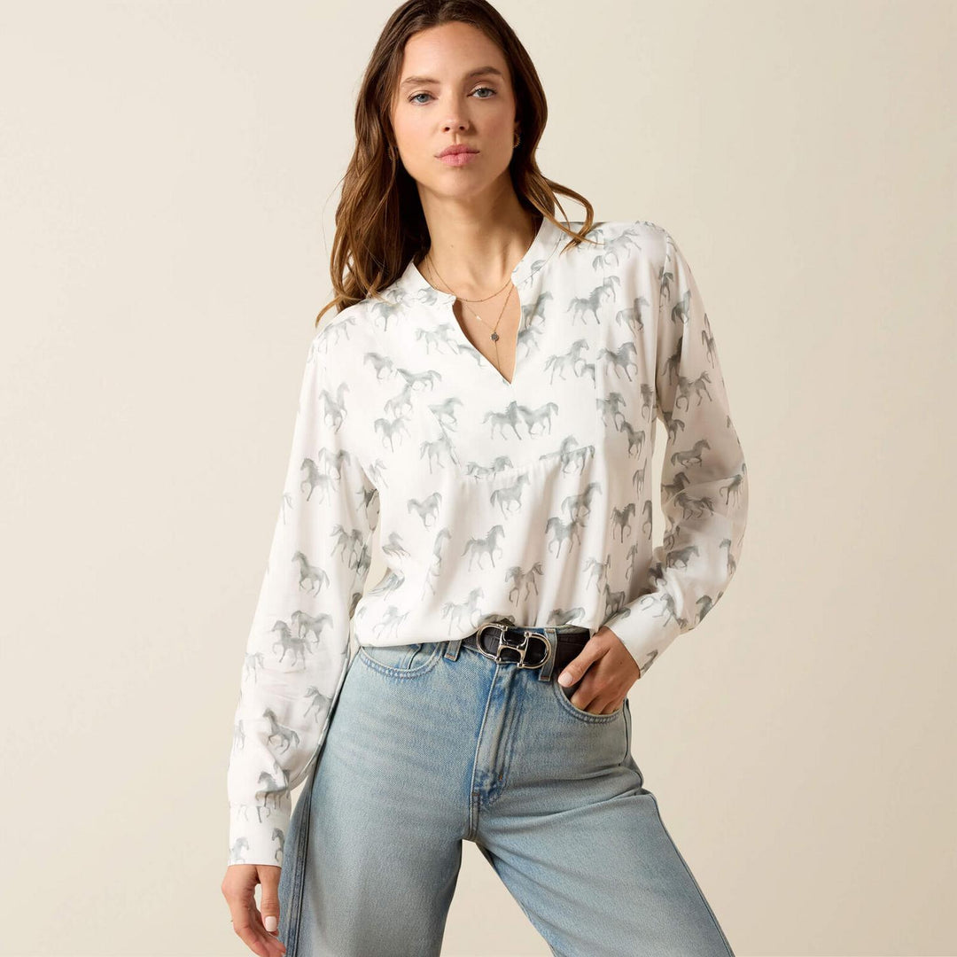 Ariat Ladies Thornbeck Long Sleeve Blouse – view 3