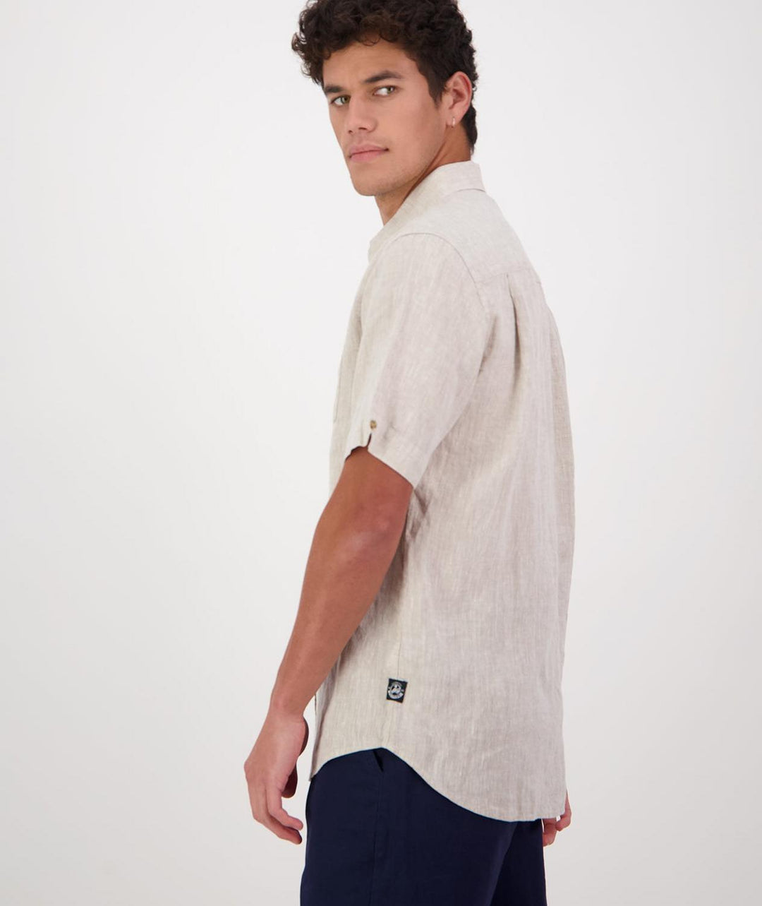 Swanndri Men's Humber Linen Short Sleeve Shirt