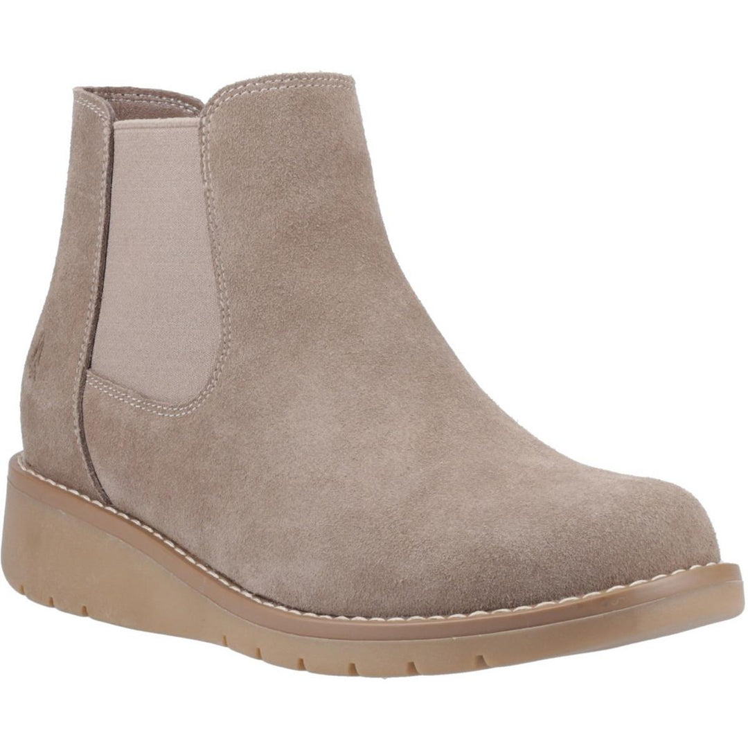 Hush Puppies Leonie Suede Boot Taupe
