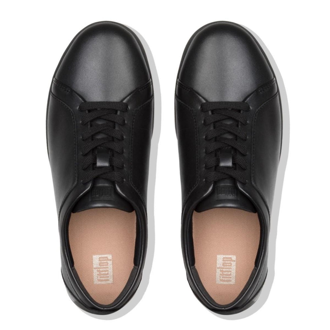 Fit Flop Rally Leather Trainers Black