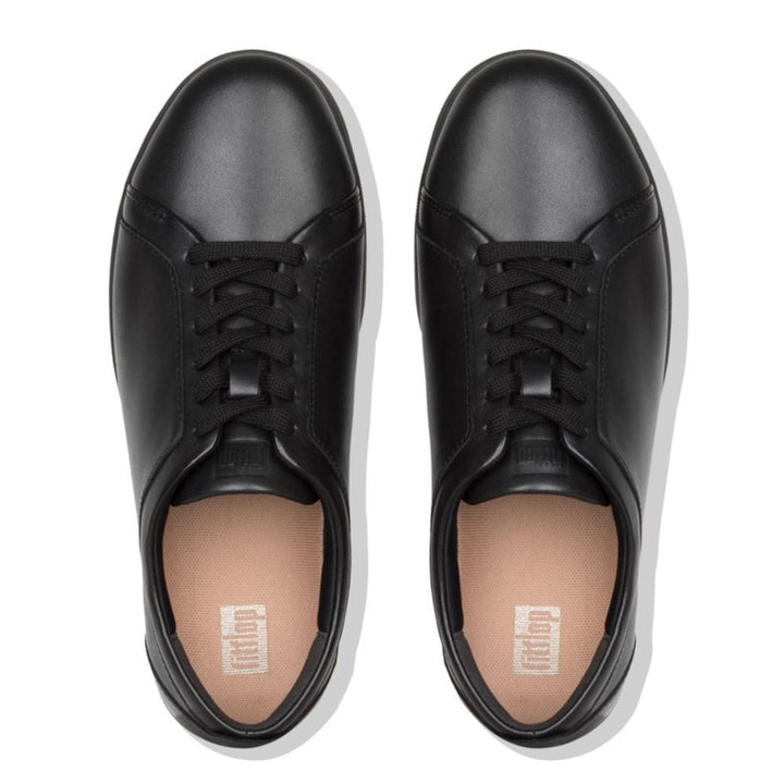 Fit Flop Rally Leather Trainers Black