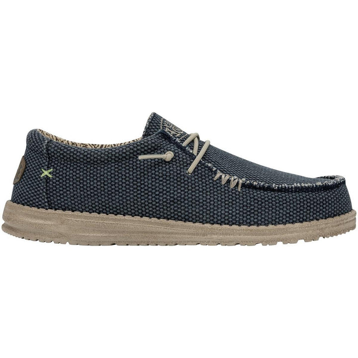 HEYDUDE Wally Braided Slip on Shoe Blue Night