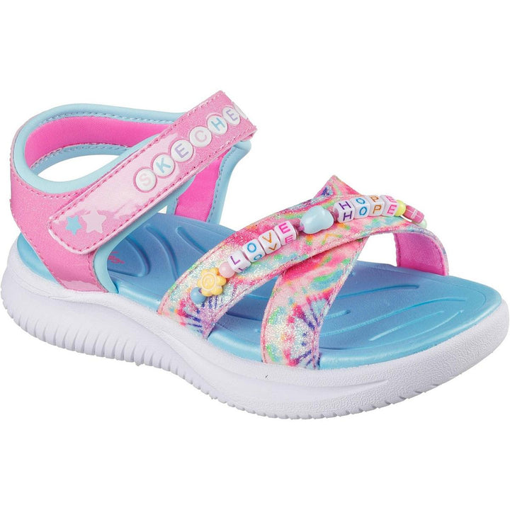 Skechers Jumpsters Tie Dye BFFs Sandal Pink/Multi