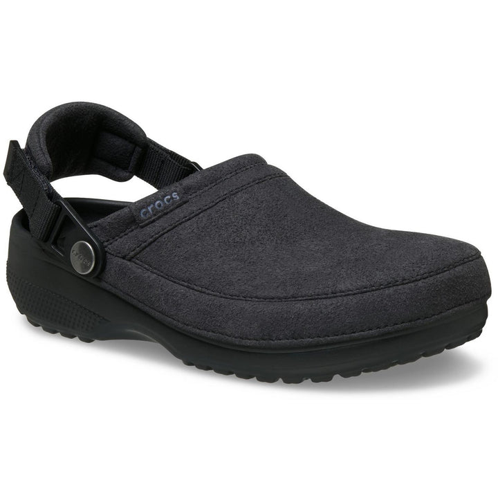 Classic Crafted Vegan Suede Clog Black