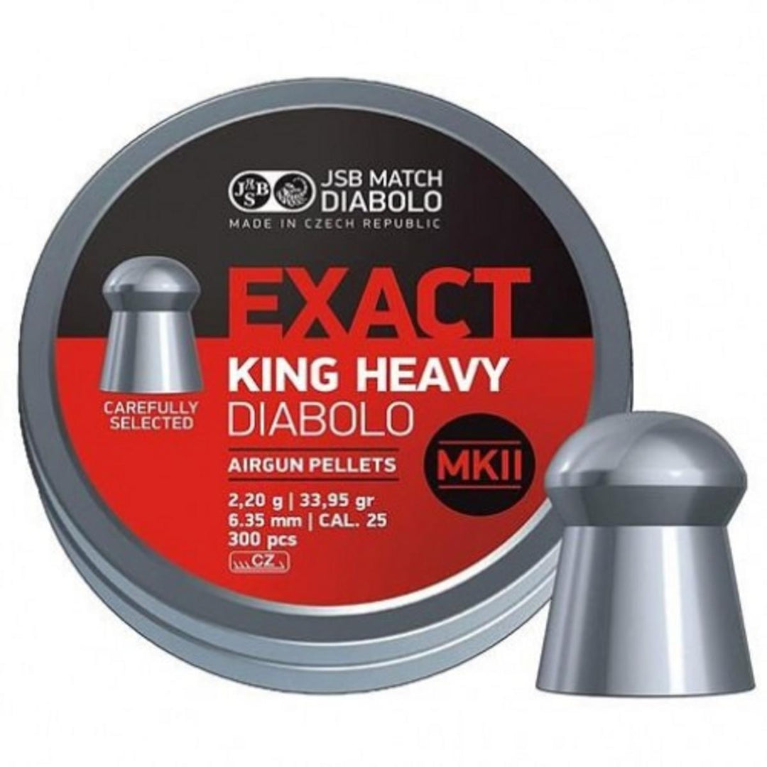 JSB Jsb Exact King Heavy 6.35mm 33.95gr Pellets 150pk