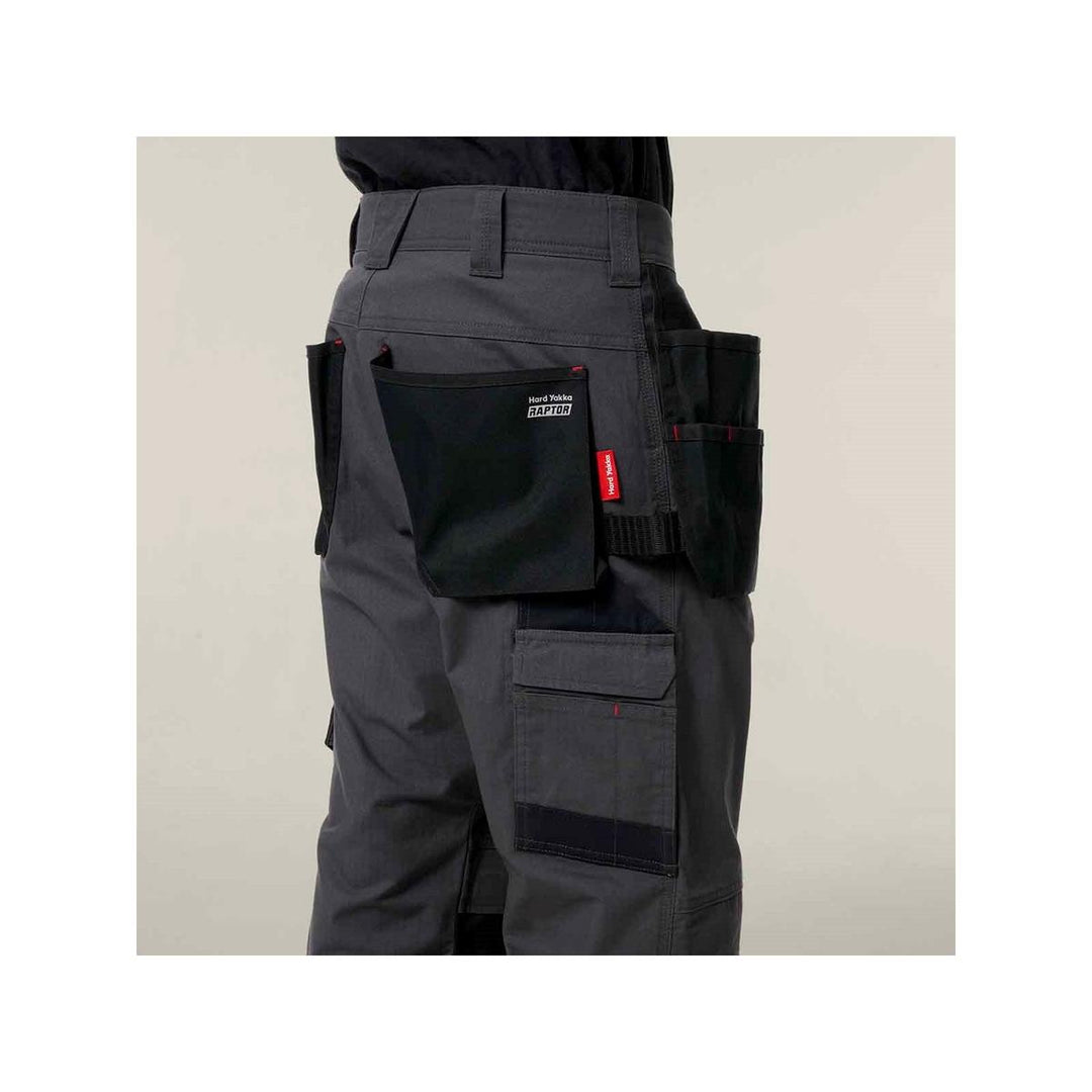 Hard Yakka Raptor Active Holster Pocket Pants Graphite – view 3