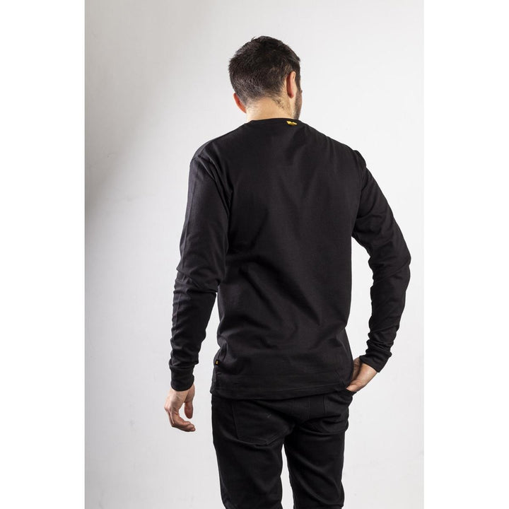 Caterpillar Trademark Banner Long Sleeve T-Shirt Black