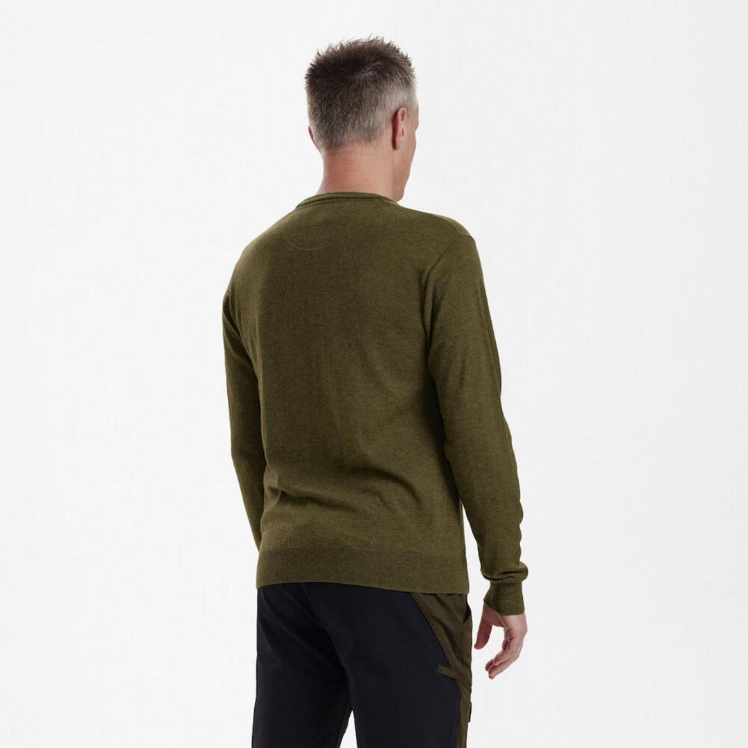 Deerhunter Kingston Knit w. O-neck Cypress
