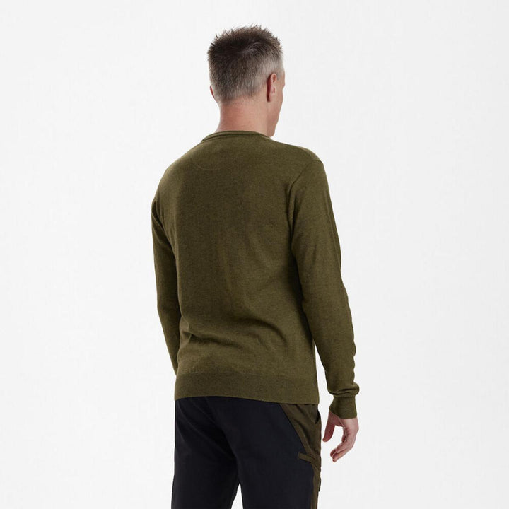Deerhunter Kingston Knit w. O-neck Cypress