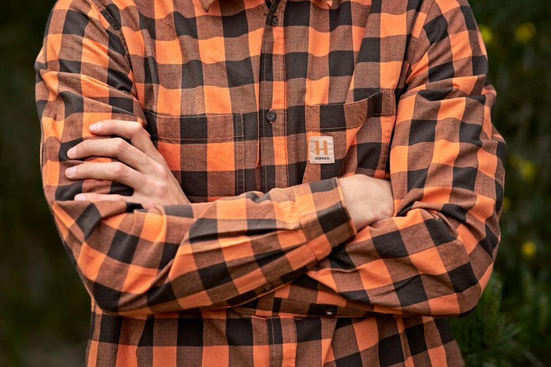Harkila Härkila Scandinavian L/S shirt Mandarin check