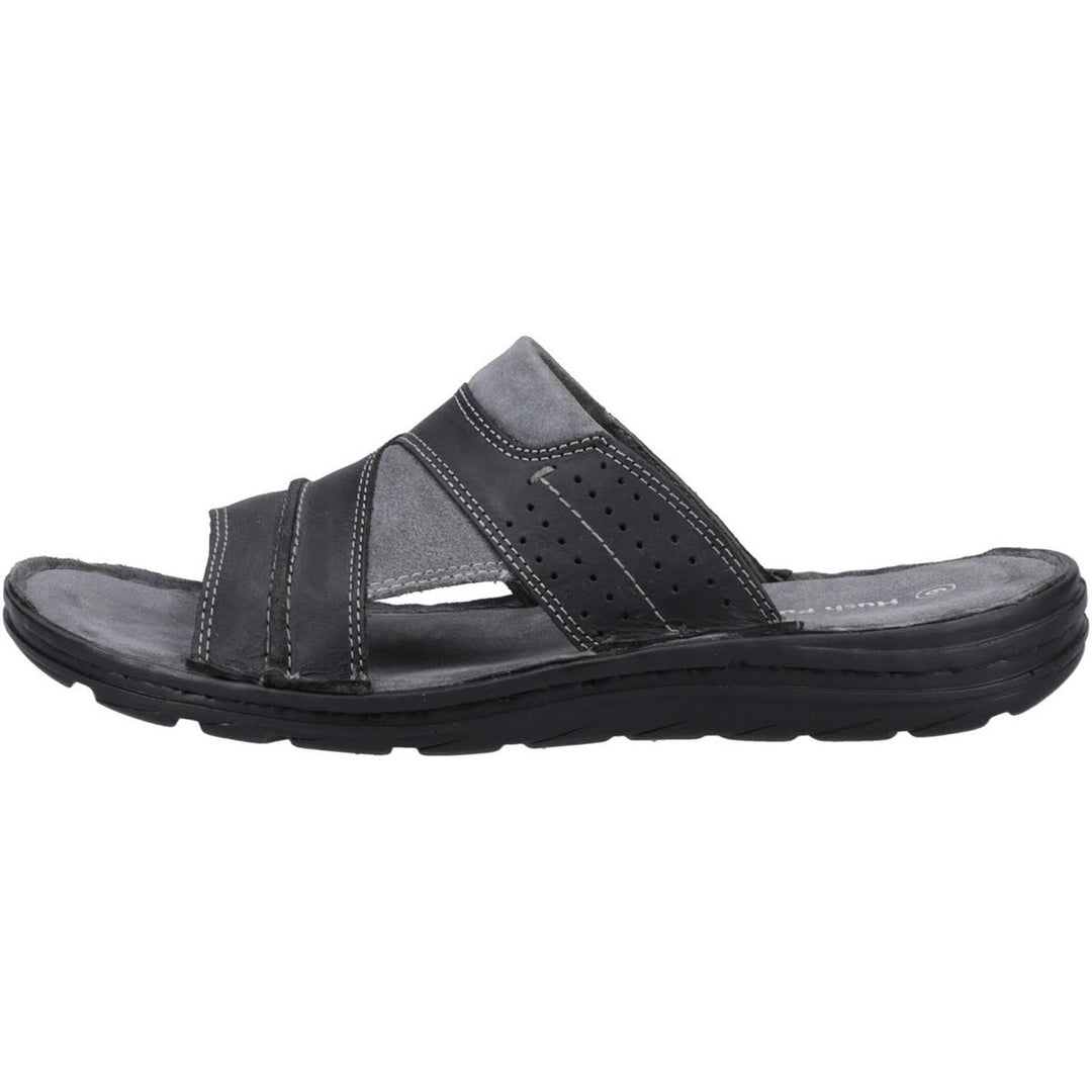 Hush Puppies Archer Mule Sandal Black