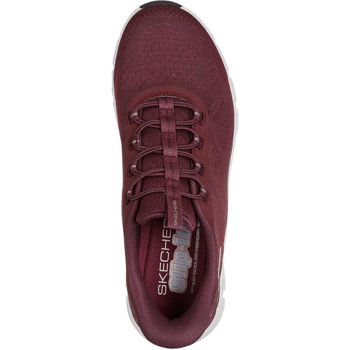 Skechers Glide-Step Elevate Amaze Trainers Burgundy