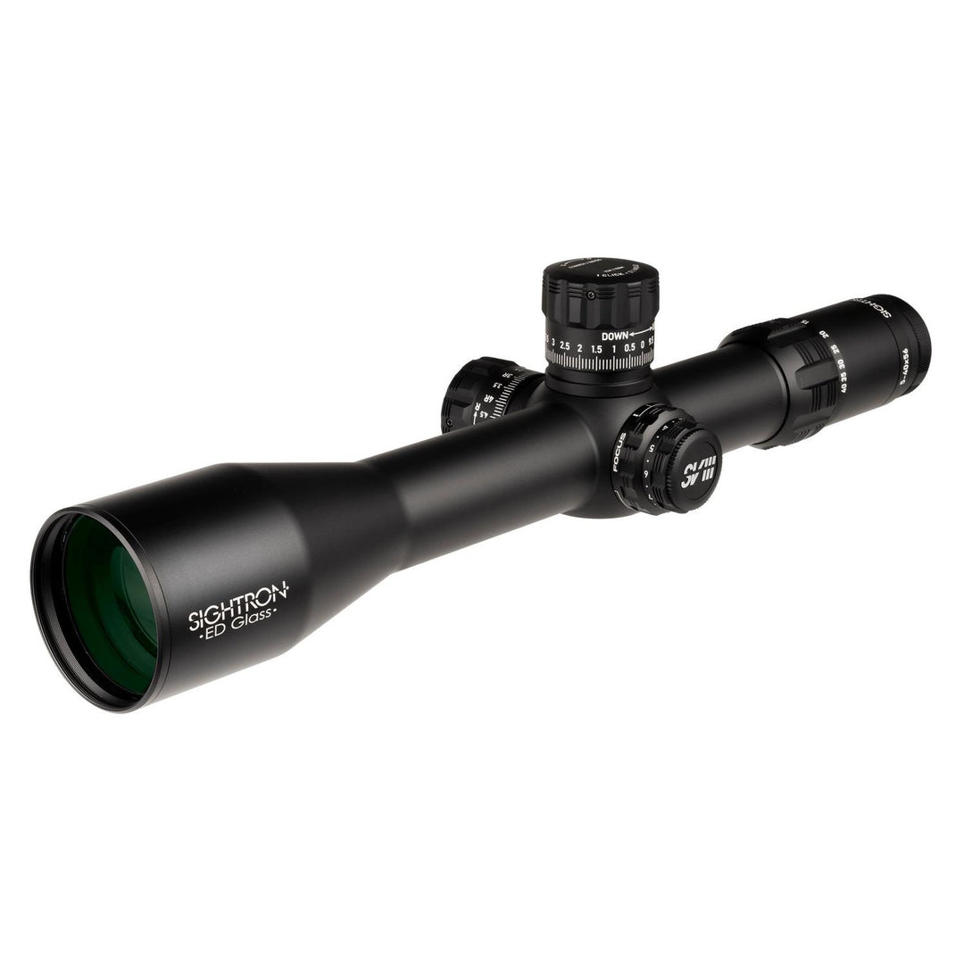 Sightron SVIII ED 5-40x56 FFP Illuminated LRM Rifle Scope