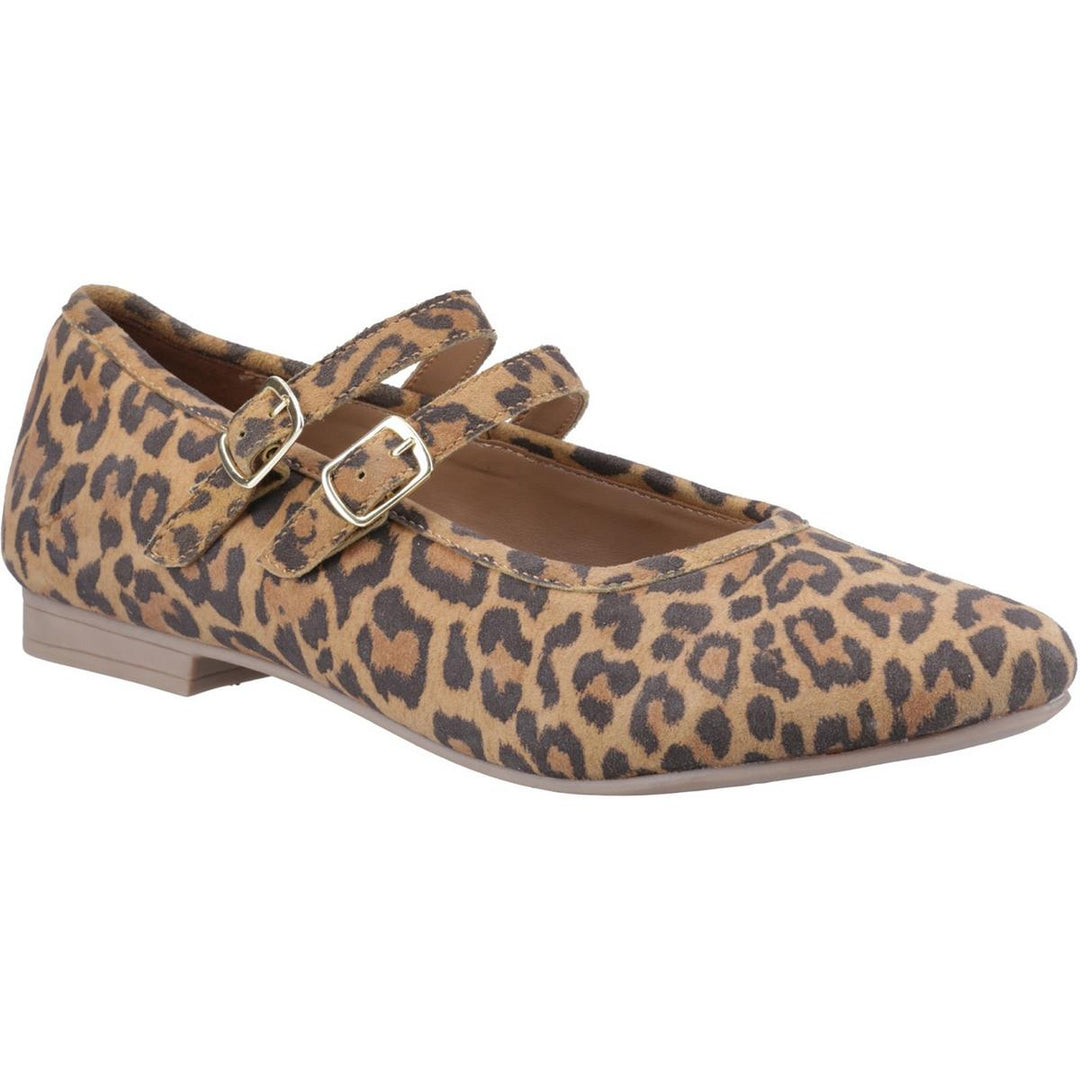 Hush Puppies Nancy Mary Jane Ballet Leopard