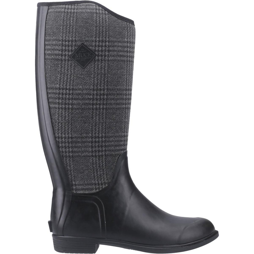 Muck Boots Derby Tall Black/Plaid – view 5