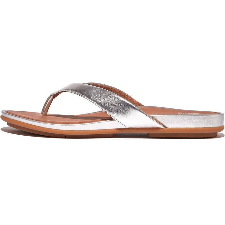 Fitflop Gracie Flip-Flops Silver