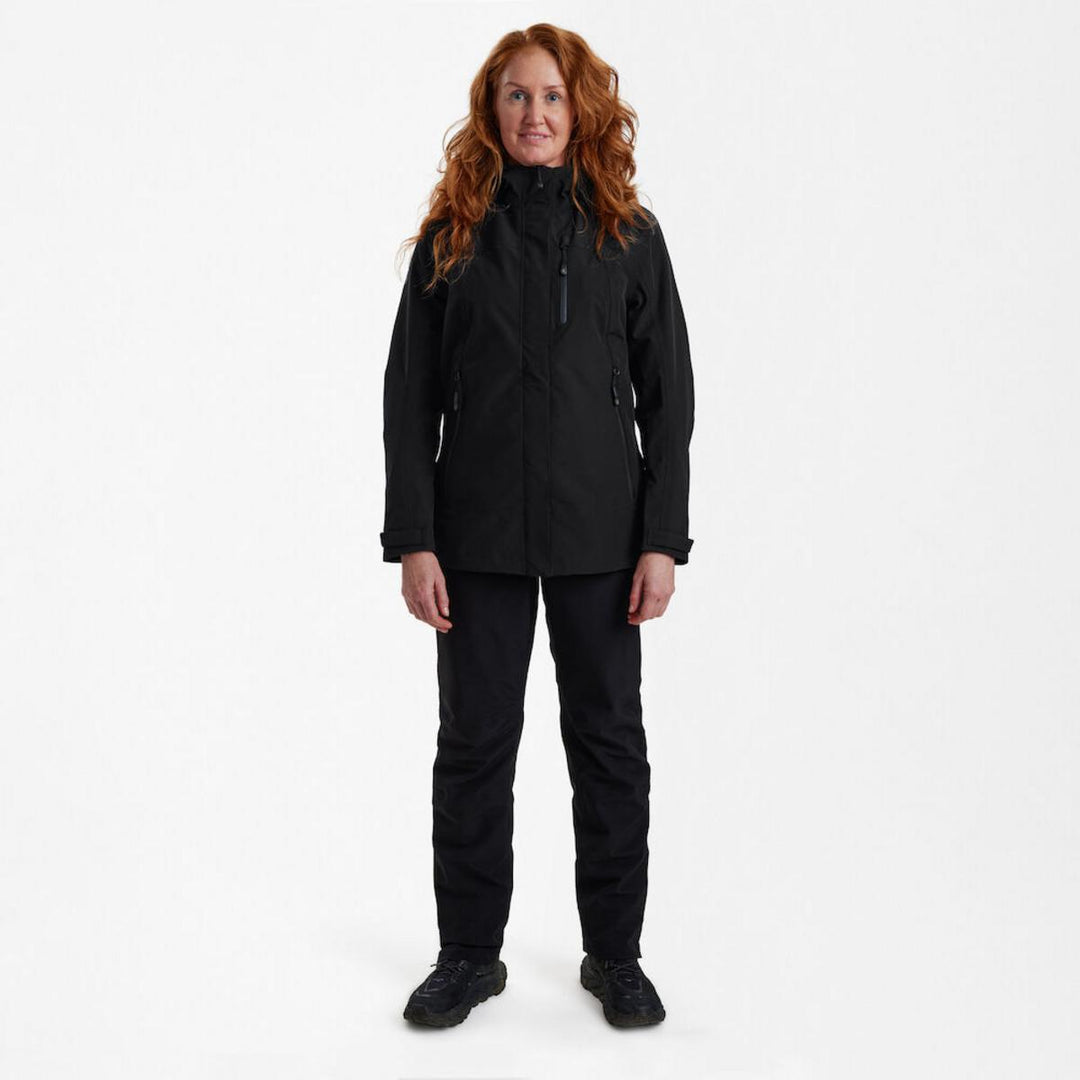 Deerhunter Lady Sarek Shell Jacket with hood - Black