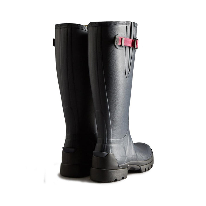 Hunter Balmoral Adjustable Neoprene Lined Wellington Navy/Peppercorn
