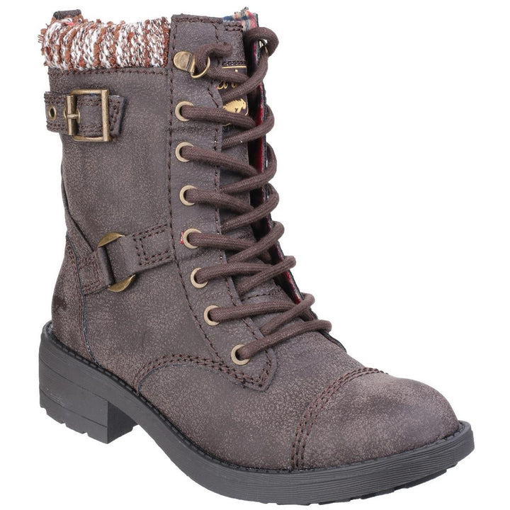 Rocket Dog Thunder Galaxy Biker Boot Brown Galaxy