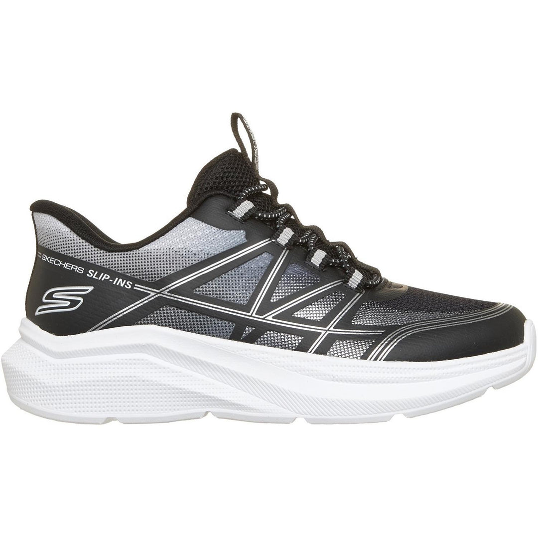MICROSPEC VELOCITY GRID-SHIFT Black/Silver & White Trim