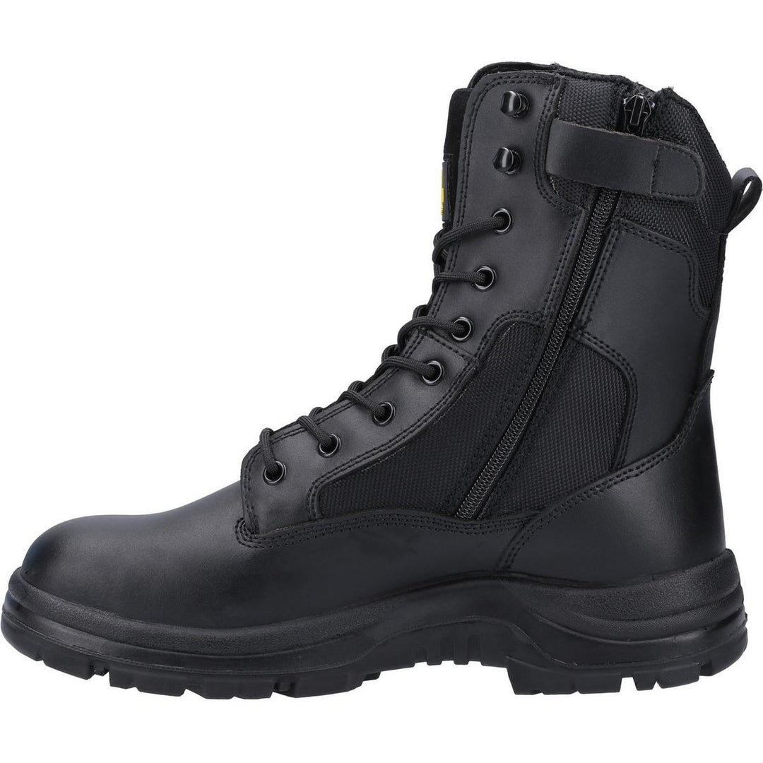 Amblers Safety FS008 Water Resistant Hi leg Lace Up Safety Boot Black