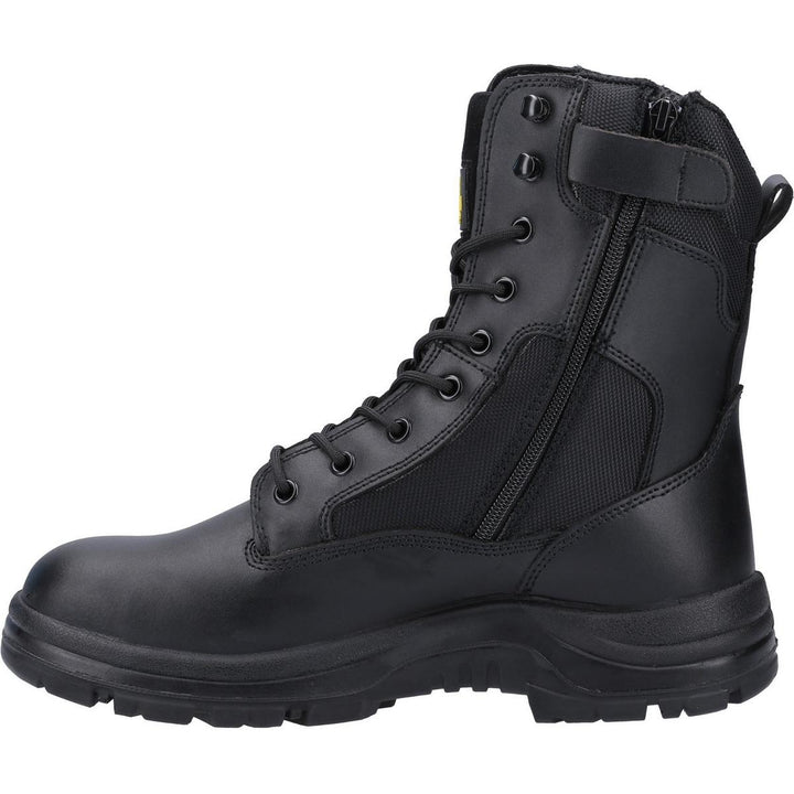 Amblers Safety FS008 Water Resistant Hi leg Lace Up Safety Boot Black