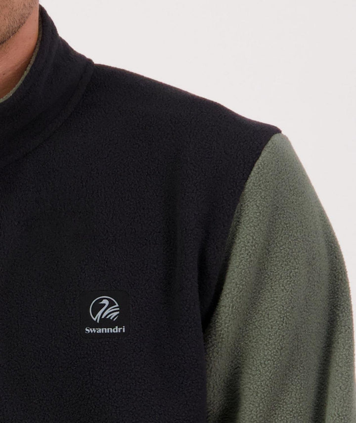 Swanndri Men's High Rock Fleece Quarter Zip Top