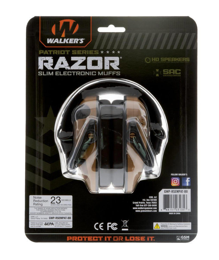 Walkers RAZOR PATRIOT SERIES - BATTLE BROWN