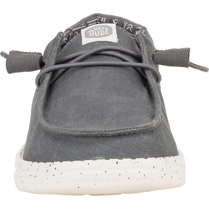 HEYDUDE Wendy Canvas Shoe Dark Grey