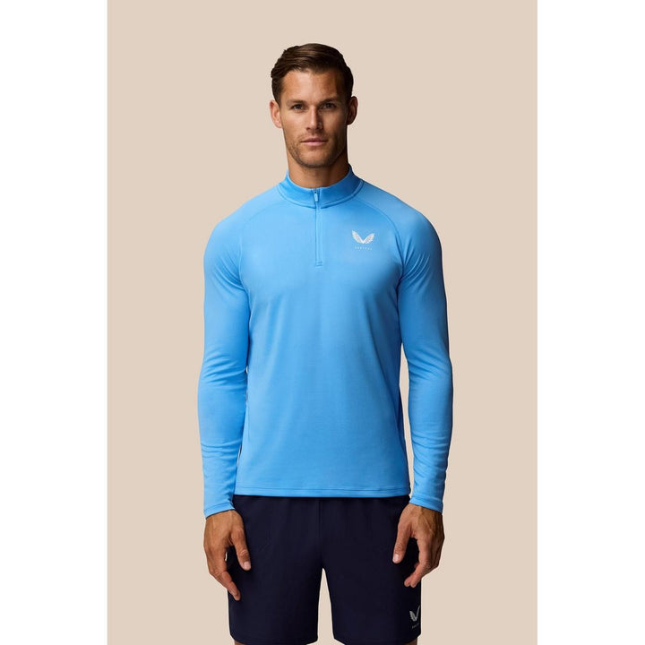 Castore Adapt Training 1/4 Zip Top Cool Blue/Mid