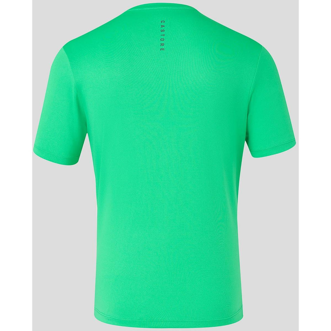 Castore Short Sleeve Tee Shirt JADE GREEN / GUNMETAL – view 6