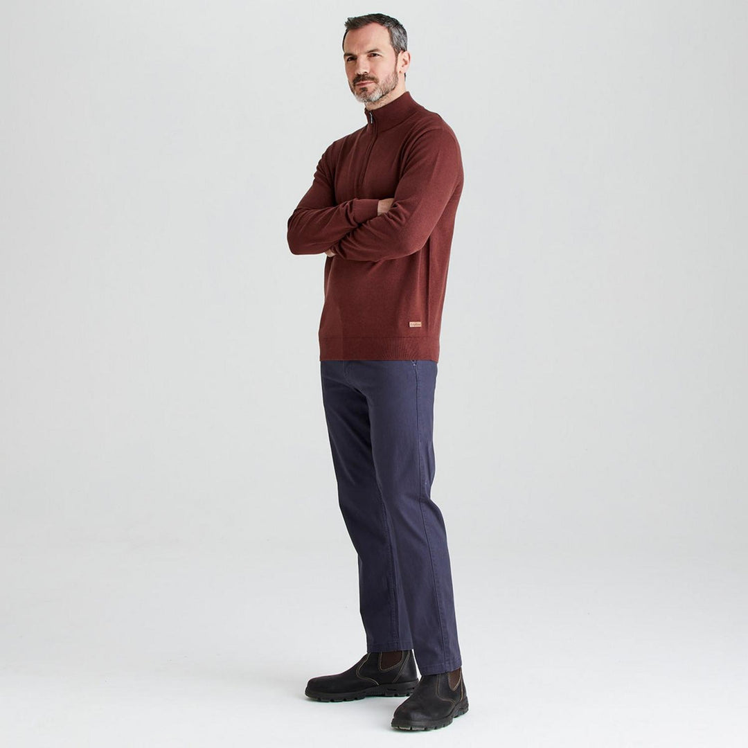 Ridgeline Mens Hartland 1/4 Zip Knit