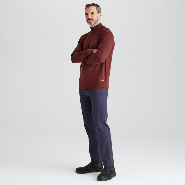 Ridgeline Mens Hartland 1/4 Zip Knit