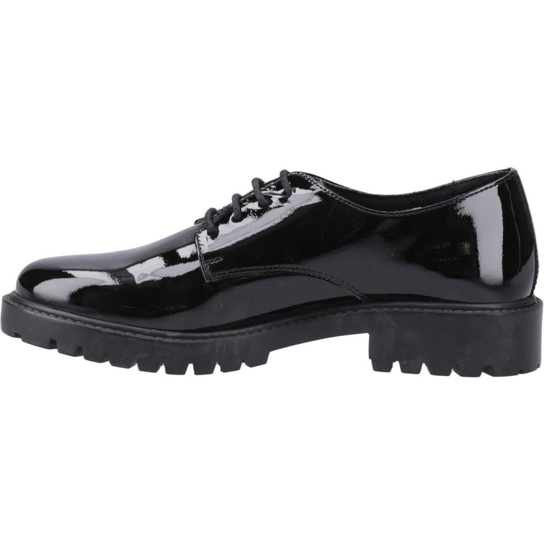 Hush Puppies Aubrey Lace Up Patent Snr – view 4