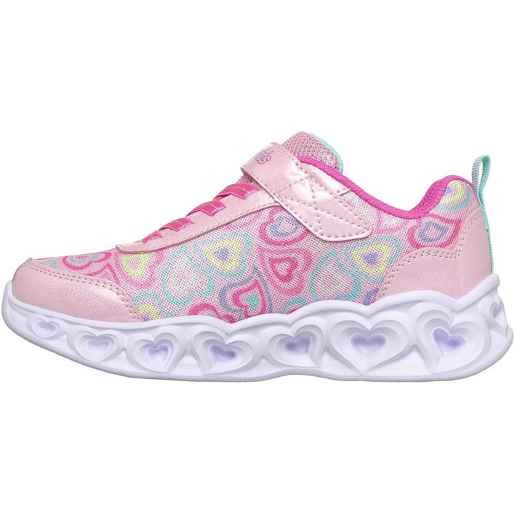 Skechers Heart Lights Boogie Love Trainers Light Pink/Multi