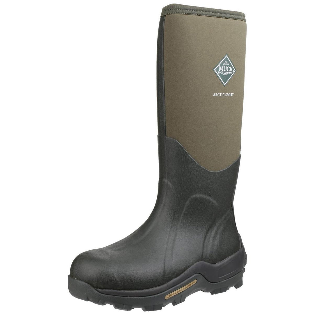 Muck Boots Arctic Sport Pull On Wellington Boot Moss/Moss