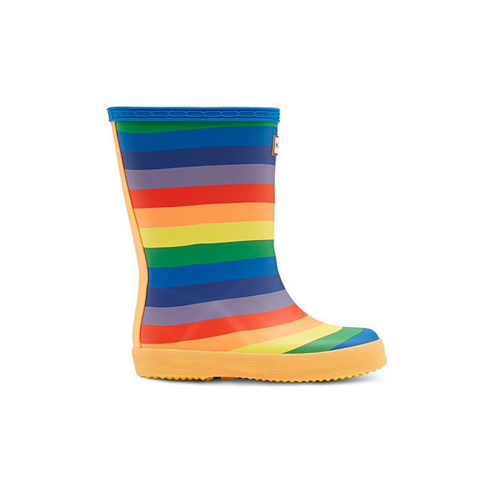 Hunter Original First Classic Rainbow Print Wellington Boots – view 4