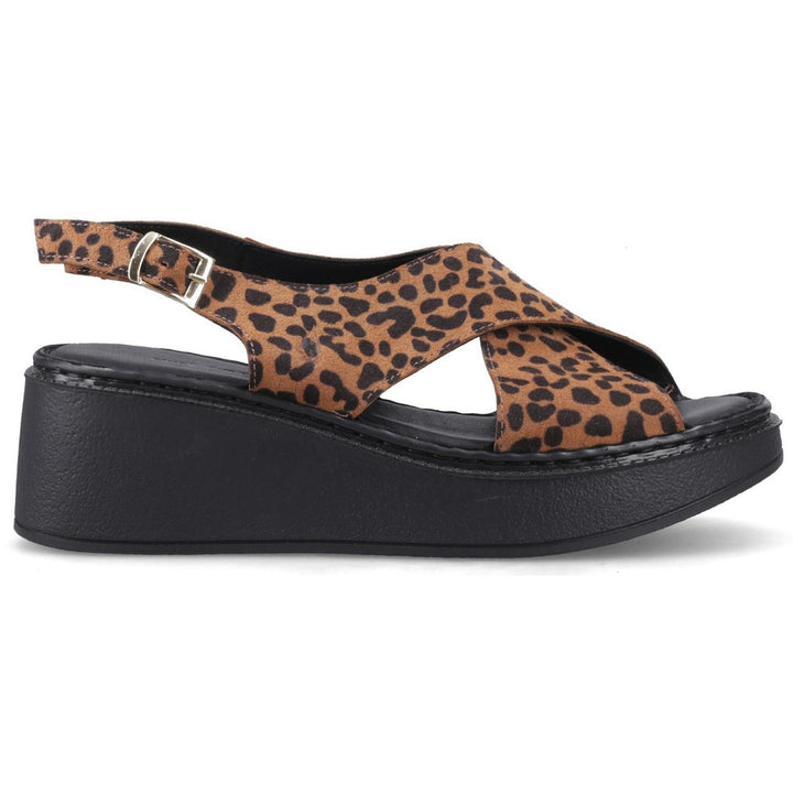 Bex Wedge Sandal Leopard