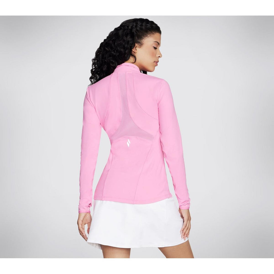 Skechers Performance GOWALK Wear Mesh Jacket Hot Pink/White – view 3