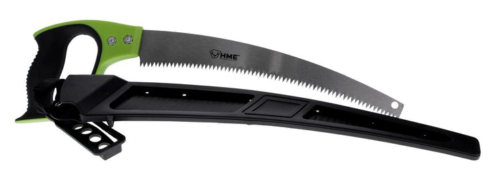 HME Hand Saw with Scabbard – 12" Curved Blade Field Saw