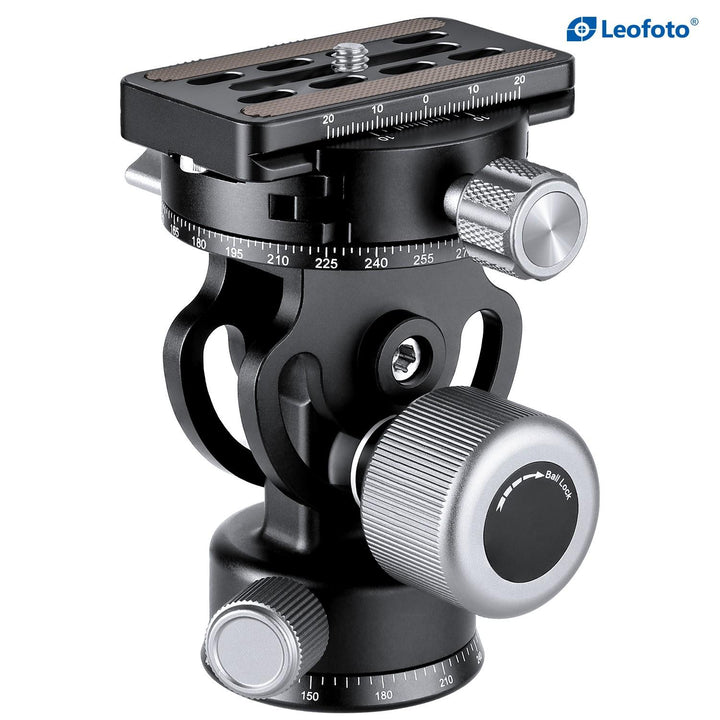 Leofoto VH-20 Two-Way Monopod Head with Panning Clamp
