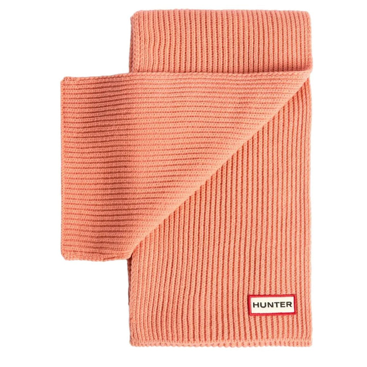 Hunter Arrinay Ribbed Pom Beanie/Scarf Box Set Terracotta