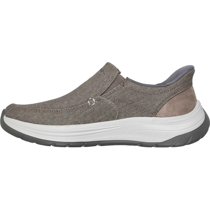 Skechers Decklin Gulliver slip on shoe Taupe