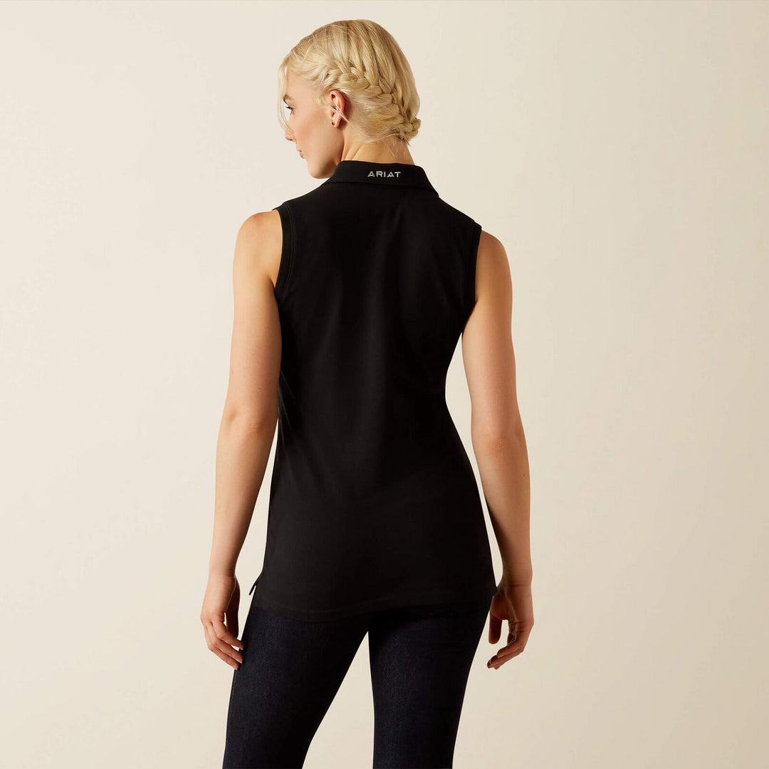 Ariat Ladies Prix 3.0 Sleeveless Polo Shirt – view 4