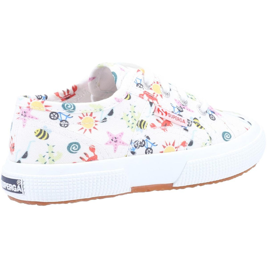 Superga 2750 Fantasy Canvas Shoe - White Seastar Print