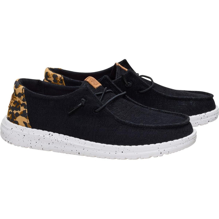 HEYDUDE Wendy Wildcat Black/Leopard