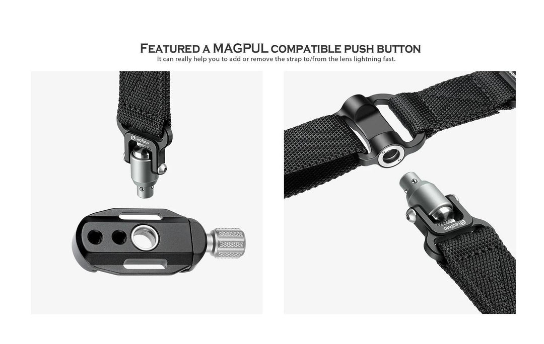 Leofoto SP-01 + DC-22Q QD Camera Strap and Arca Clamp Kit