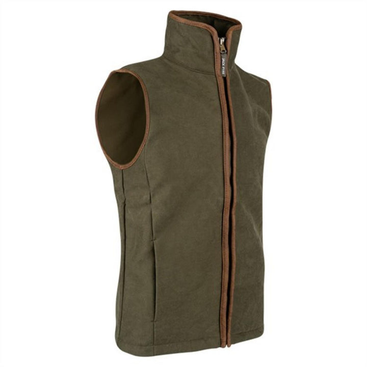 Jack Pyke Technical Moleskin Gilet Dark Olive