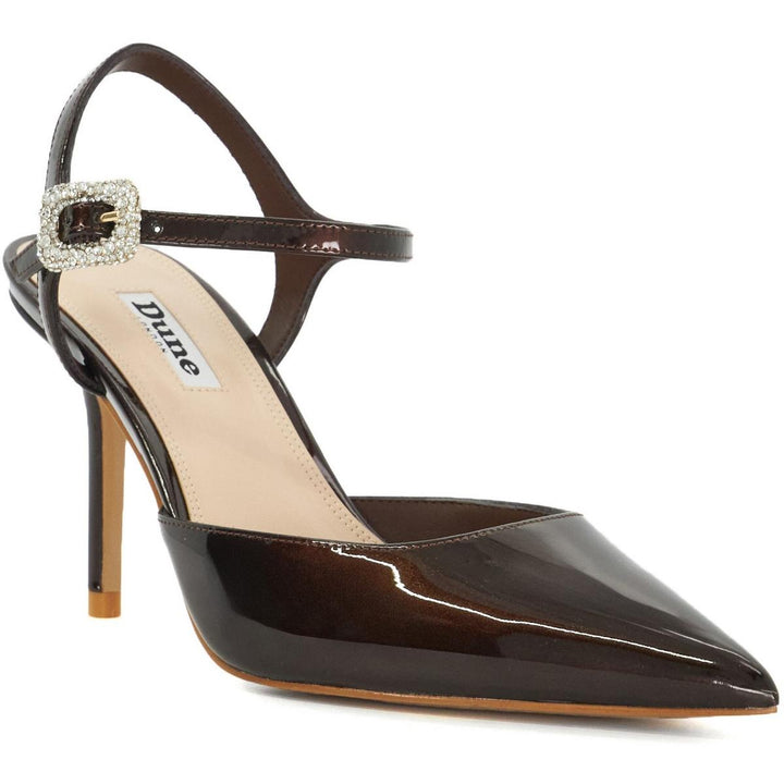 Dune Channel Court Shoes Brown